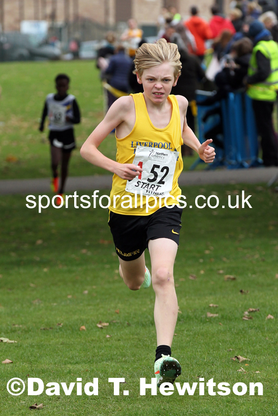 Boys under-13s Northern Cross Country Relays, Graves Park, Sheffield. Photo: David T. Hewitson/Sports for All Pics